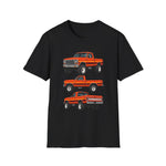 Orange 1979 F150 T-Shirt | Classic Pickup Truck Illustration