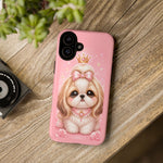 Shih Tzu Princess Kawaii Chibi Puppy Pet Dog Art Tough Phone Case