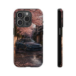 Cherry Blossom Street Scene R34 Skyline GTR Tough Case | Car Photo Cover