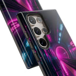Neon Future Subway Station Tough Phone Case Cover Gift Art