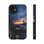 C8 GT Race Car Pit Lane Sunset Phone Case Tough Case