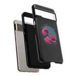 Great Dream Wave Circular Badge Vaporwave Phone Case – Japanese Aesthetic
