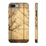Plum Blossom Shoji Screen Phone Case Zen Art Tough Case