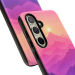 Pastel Mountain Haze Vaporwave Art Tough Phone Case
