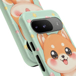 Shiba Inu Kawaii Chibi Smile Pet Dog Art Tough Phone Case