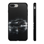 Black Sports Car Illustration 2023 Challenger SRT phone case | Car Drift Reflection