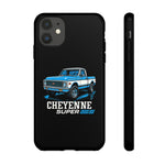 Chevy K10 Cheyenne Super Blue Classic Truck Tough Phone Case