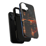 Challenger RT Phone Case, Rainy City Night Muscle Car Tough Cover
