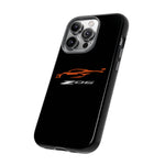 Orange C8 Z06 Phone Case for Chevy Fans, Tough Protective Cover