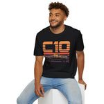 C10 Retro Sunset Truck T-Shirt Classic Chevy Pickup Graphic Tee