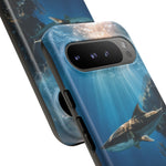 Cobia Reef Phone Case, Shaft of Light Ocean Fishing Tough Cover