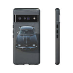 1969 Camaro SS Black Overhead Tough Phone Case Cover Gift Art