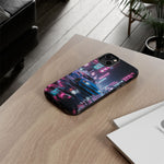 Skyline GT-R Tokyo Rain JDM Night Art Tough Phone Case