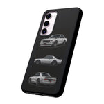 Silver Hakosuka Skyline Classic Sports Car Tough Phone Case for JDM Fans