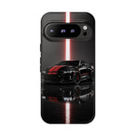 Camaro ZL1 Phone Case, Black Red Racing Stripe Studio Cover, Gift