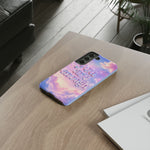 You Are Enough phone case | pastel cloud affirmation protective case