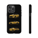 Gold Fairlady Z Classic Sports Car Tough Phone Case - 3 View
