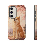 Akita Cherry Blossom Phone Case Sakura Dog Lover Gift