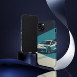 Retro Teal Sports Car C8 phone case | Tough Cases