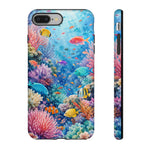 Underwater Coral Reef Phone Case | Colorful Tropical Fish Ocean Scene