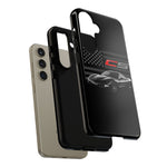 Black C5 Phone Case American Sports Car Tough Cover Gift