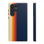 Retro Rainbow Stripe Phone Case | Tough Phone Case