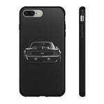 1969 Camaro Black Restomod Front Tough Phone Case Cover Gift