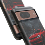 Charger Hellcat Widebody Red Rain Art Phone Case