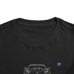 2019 ZR1 Blueprint Toddler T-Shirt Vintage Race Car Kids Graphic Tee
