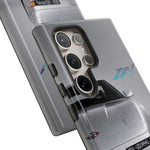 Silver C4 ZR1 Front View phone case | tough case for Vette Drivers