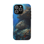Grouper Reef Phone Case, Sunbeam Ledge Marine Art Tough Cover