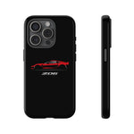 Red C7 Z06 Phone Case for Chevy Sports Car Enthusiasts, Tough Cover