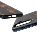 Challenger RT Phone Case, Rainy City Night Muscle Car Tough Cover