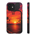 Basketball Court Sunset Phone Case | Tough Phone Case