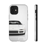 White NSX Phone Case, Retro 90s JDM Supercar Cover, Gift for Car Lovers