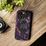 French Bulldog Galaxy Marble Art Tough Phone Case