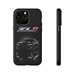 ZL1 Camaro phone case | tough phone case, black muscle car design