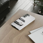 White NA Miata Phone Case, Retro MX5 Roadster Cover, Gift for Car Guys