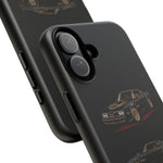 Trans Am Phone Case Black Gold, Three-View Vector Tough Cover