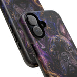 French Bulldog Galaxy Marble Art Tough Phone Case
