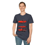 1969 Daytona Illustration T-Shirt | Vintage Muscle Car Trio Tee