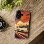 Retro Sunset Countach phone case | Sports car tough cover