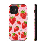 Strawberry Pattern Phone Case | Tough Cover