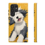 Sheepdog Hair Flip Phone Case Funny Dog Lover Gift