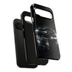 Black Sports Car Illustration 2023 Challenger SRT phone case | Car Drift Reflection