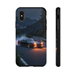 240SX JDM Drift Smoke Night Street Art Tough Phone Case