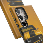Classic Camaro SS Phone Case, Yellow 69 Muscle Car Cover, Gift for Guys