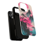 Japanese Minimalist Ink Vaporwave Phone Case – Sumi-e Aesthetic