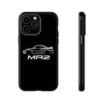 MR2 White Side Silhouette JDM Tough Phone Case Cover Gift