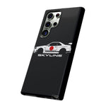R34 Skyline Japanese Flag Race Car Phone Case | JDM GT-R Tough Cover